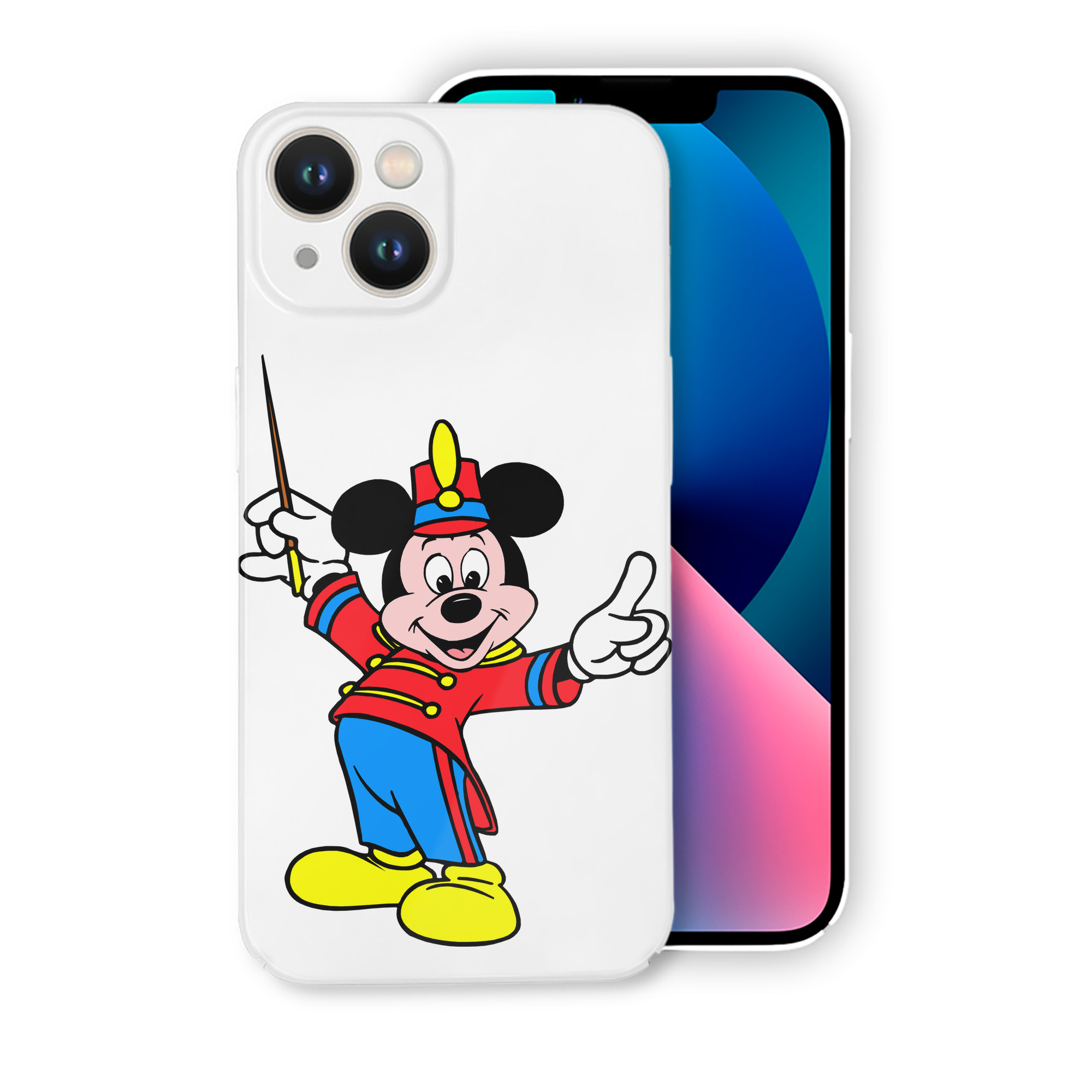 （画像用） ミッキーマウス Mickey Mouse 【iPhone 14シリーズ対応】ハードケース
